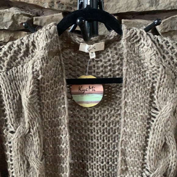Chunky Knit Cardigan Sweater - Picture 2 of 4